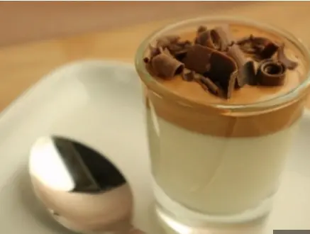Hình ảnh Panna cotta vị cà phê