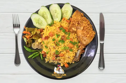 Hình ảnh Cơm Dương Châu đùi nhỏ tỏi phi