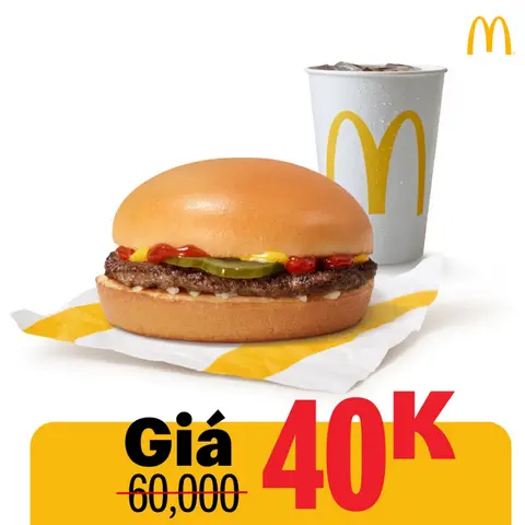 Hình ảnh Combo đồng giá 40k - burger bò (1605)