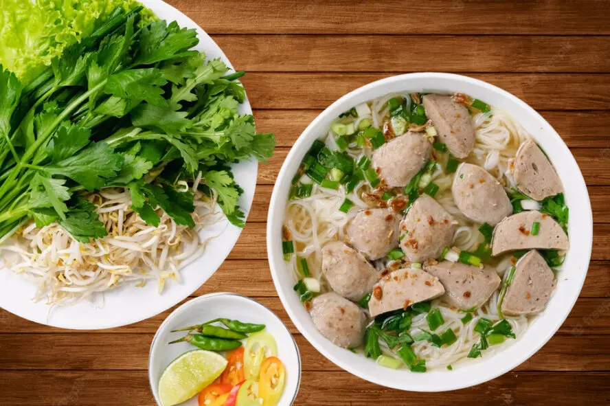 Hình ảnh Hủ tiếu bò viên