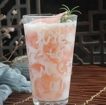 Hình ảnh Sữa tươi đào dầm