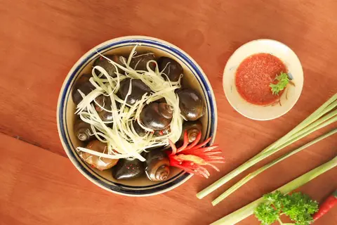 Hình ảnh Ốc bưu hấp thái