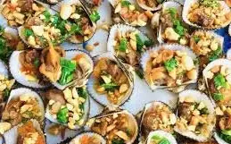 Hình ảnh Sò lông nướng mỡ hành