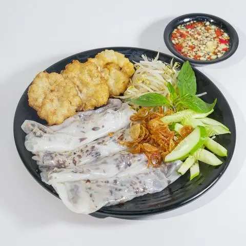 Hình ảnh Bánh cuốn chả mực