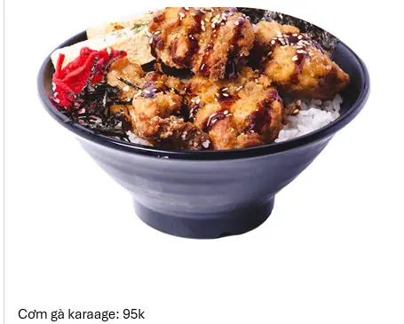 Hình ảnh Cơm gà karaage