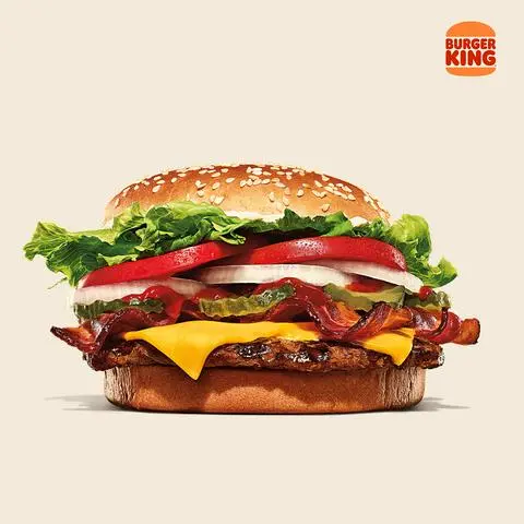 Hình ảnh Burger Bò Nướng Xốt BBQ Phô Mai