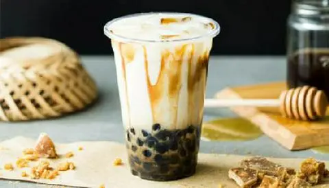 Hình ảnh Sữa tươi trân châu đường đen