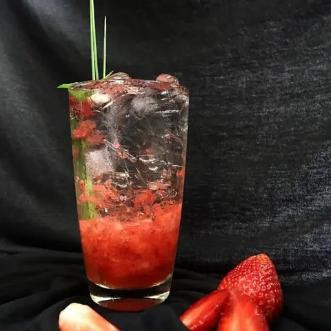 Hình ảnh Soda dâu - L