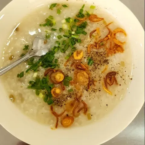 Hình ảnh Cháo không thịt - đỗ xanh hạt sen