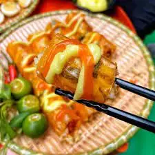 Hình ảnh Bánh tráng cuốn bơ