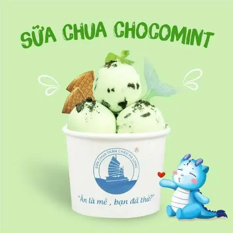 Hình ảnh Sữa chua chocomint