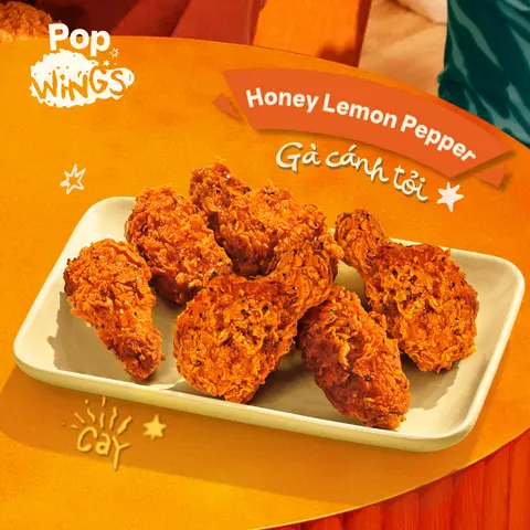 Hình ảnh Honey Lemon Pepper Pop Wings