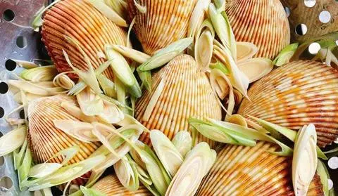 Hình ảnh Combo 2 Sò dương vàng cồ hấp sả