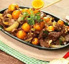 Hình ảnh Mề gà - tim - gan cháy tỏi