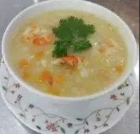 Hình ảnh Cháo tôm sốt hoàng kim