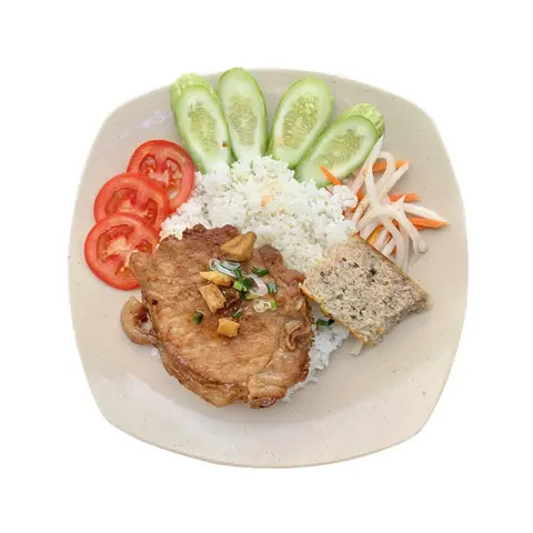 Hình ảnh Cơm sườn chả