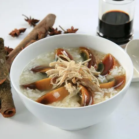 Hình ảnh Cháo bách thảo thịt