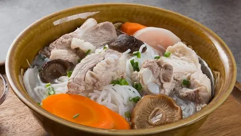 Hình ảnh Bún gạo sườn