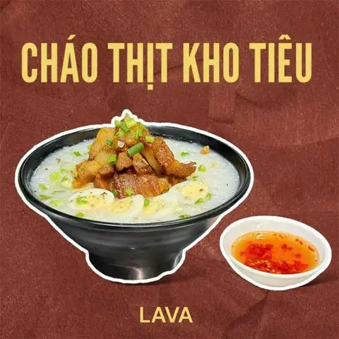 Hình ảnh Cháo thịt kho tiêu