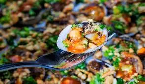 Hình ảnh Sò huyết nướng mỡ hành