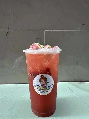 Hình ảnh Trà Dâu Ổi Hồng