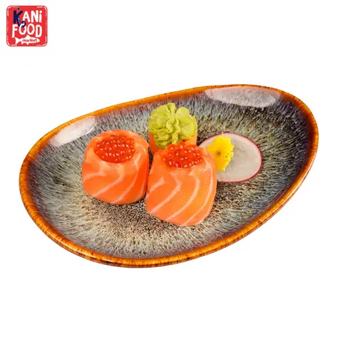 Hình ảnh Gunkan cá hồi - trứng cá hồi