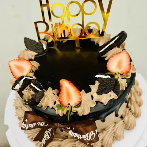 Hình ảnh Bánh kem bắp trái cây 18cm
