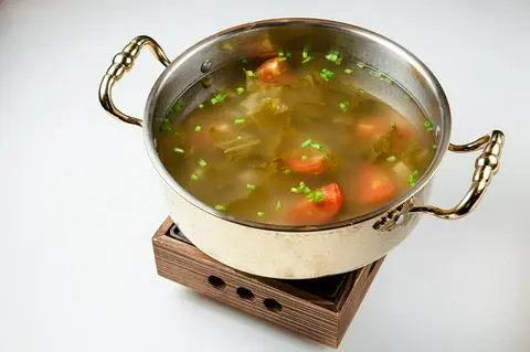 Hình ảnh Set lẩu cải chua chay - pickle hotpot set - ve35