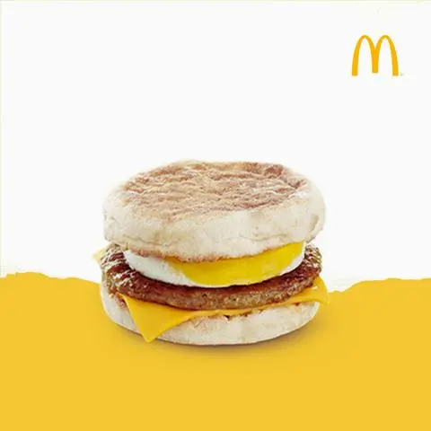 Hình ảnh Muffin Thịt Nướng và Ốp la