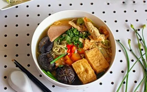 Hình ảnh Hủ tiếu mì chay