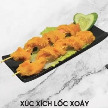 Hình ảnh Xúc xích lốc xoáy
