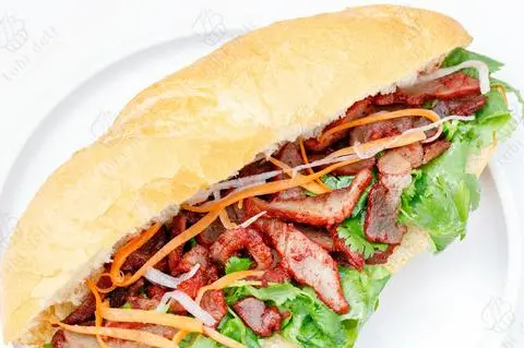 Hình ảnh Bánh mì xá xíu