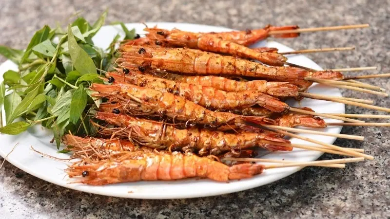 Hình ảnh Tôm nướng mọi - 300g