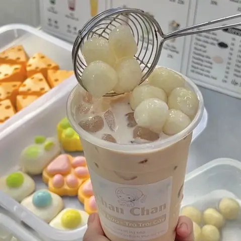 Hình ảnh Trà sữa phô mai viên - size M