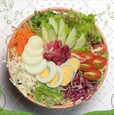 Hình ảnh Salad Trứng xốt dầu giấm 