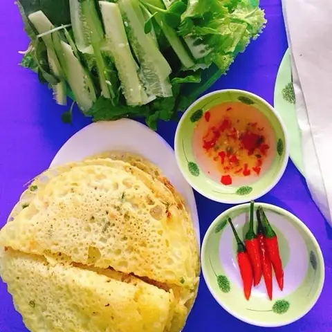 Hình ảnh Bánh xèo thịt không giá