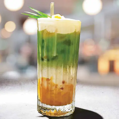 Hình ảnh Matcha latte xoài