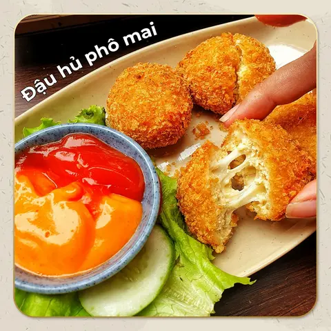 Hình ảnh Đậu hũ phô mai chay
