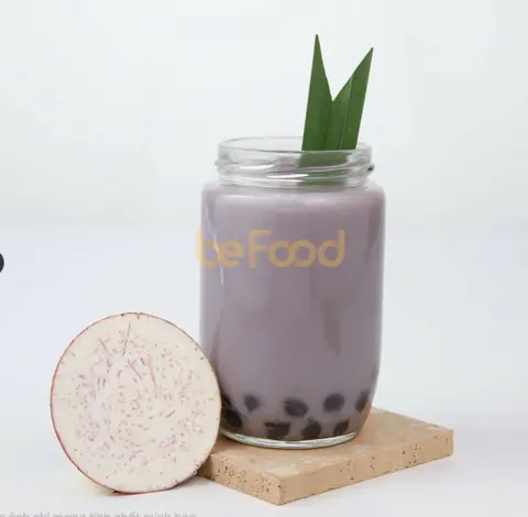 Hình ảnh Trà sữa khoai môn machiato