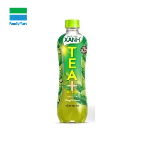 Hình ảnh Trà Ô Long Xanh Tea Plus 450Ml