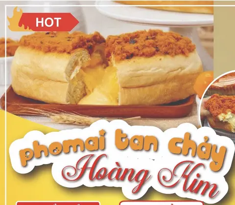 Hình ảnh Bánh mì phô mai tan chảy hoàng kim nhỏ