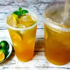 Hình ảnh Trà Tắc Hạt Chia - 800ML
