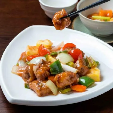 Hình ảnh Sườn chua ngọt phần nhỏ grab