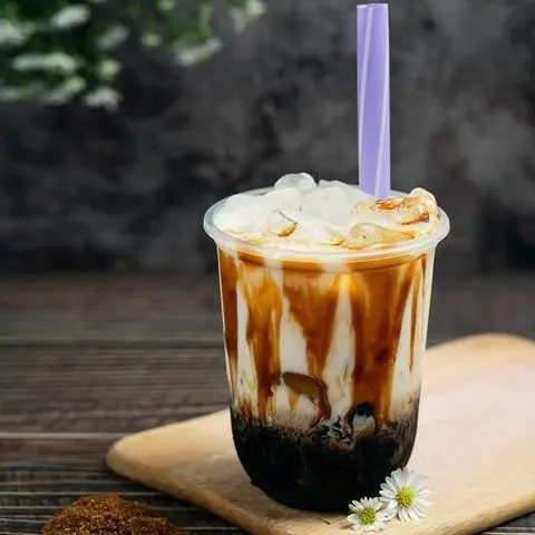 Hình ảnh Sữa tươi sương sáo đường đen - size M