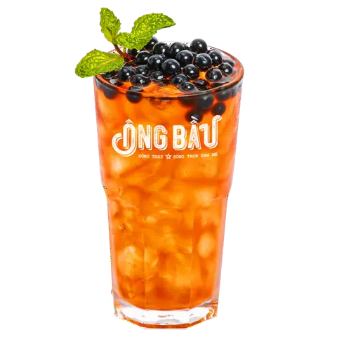 Hình ảnh Trà ổi hồng hạt boba