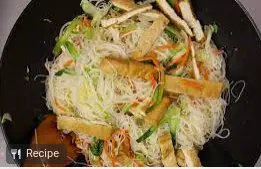 Hình ảnh Bún gạo xào chay