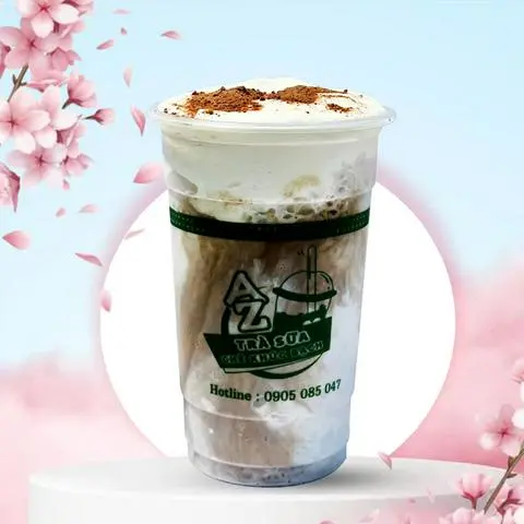 Hình ảnh Houjicha Latte phô mai kem - size L