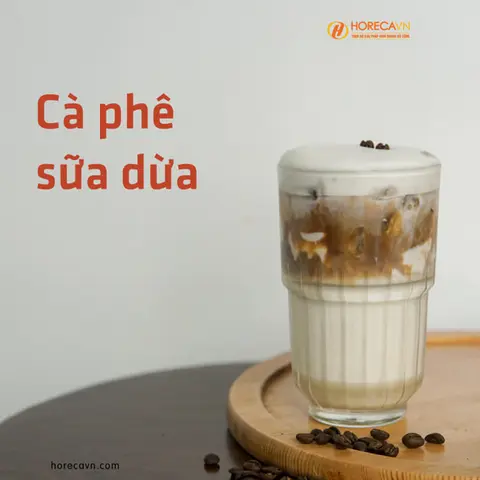 Hình ảnh Sinh tố dừa cà phê 