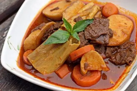 Hình ảnh cà ri bánh mì chay