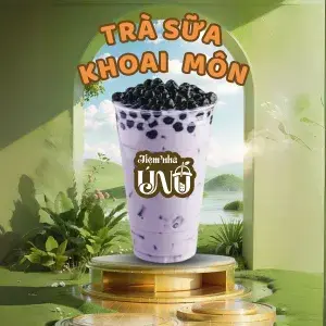 Hình ảnh Trà sữa sốt khoai môn tươi
